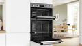 Bosch MBG578FS3A Series 6 Stainless Steel 60cm Wide Built-In Double Oven