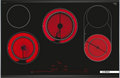 Bosch PKM875DP1A Series 8 Black Glass 80cm Wide Electric Cooktop