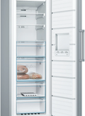 Bosch GSN33VI3A Series 4 Stainless Steel One Door Freestanding Freezer