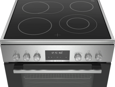 Bosch HKS79R250A Series 6 Stainless Steel 60cm Wide Freestanding Electric Cooker