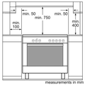 Bosch HSB738357A Series 6 Stainless Steel 90cm Wide Duel Fuel Freestanding Cooker