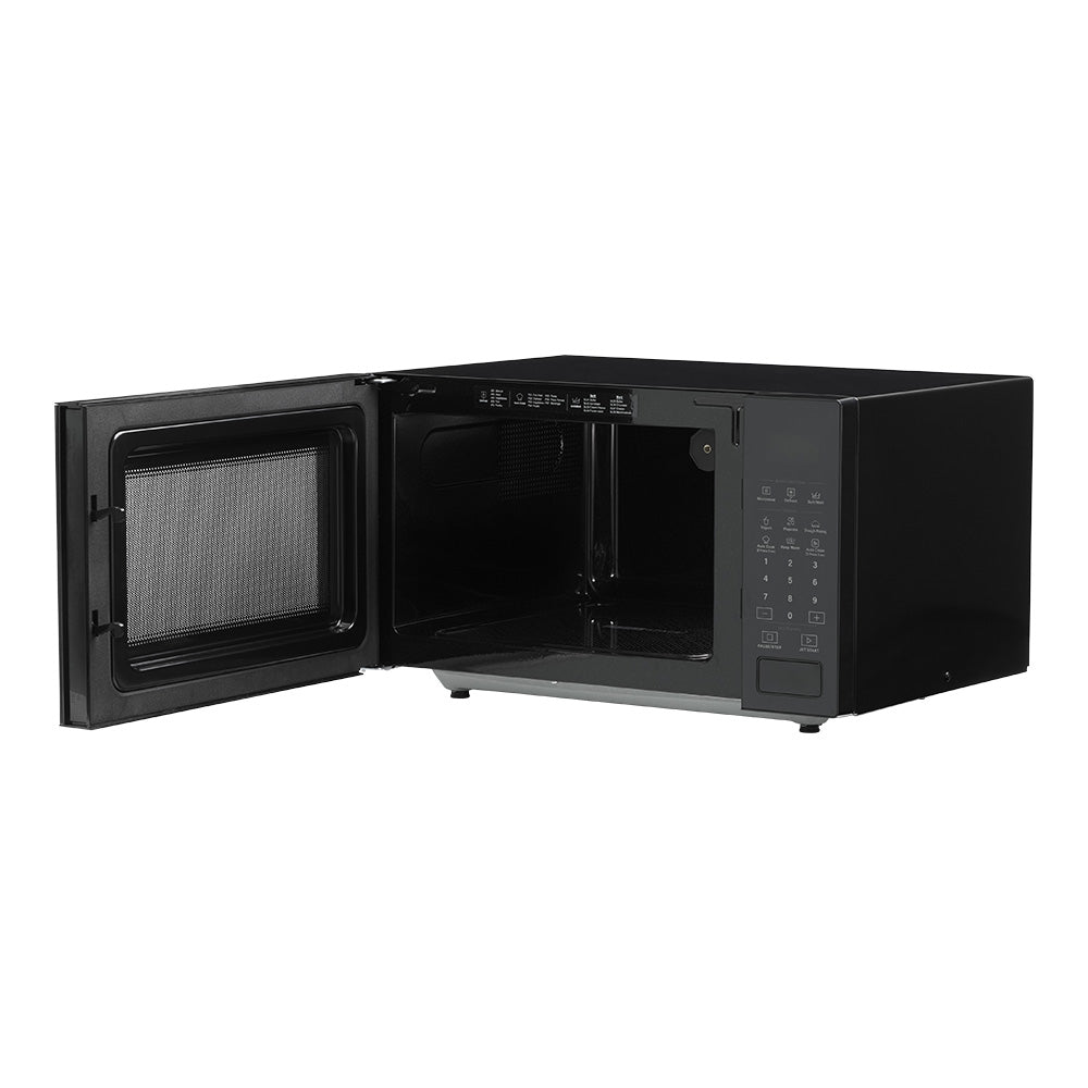 Whirlpool MWP301IFBA 30L Flatbed Microwave Oven in Black - feature detail