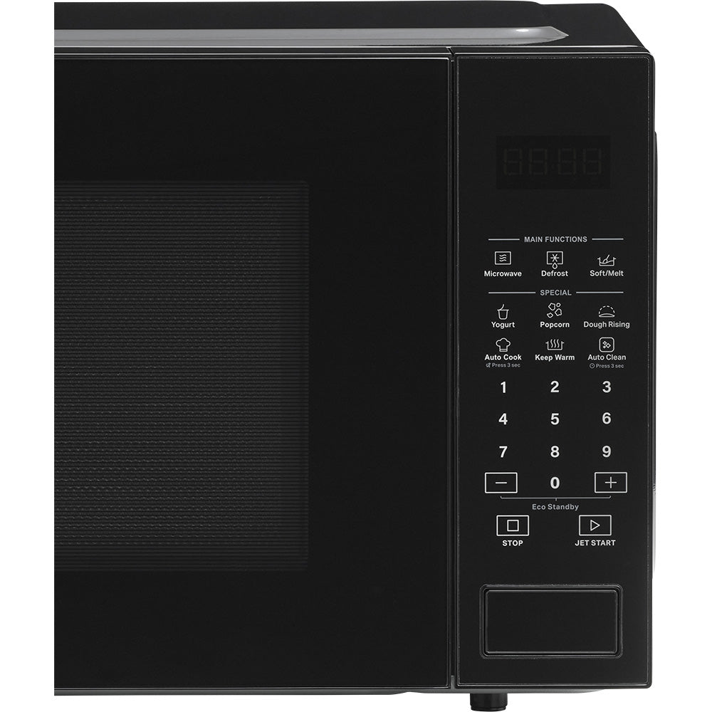 Whirlpool MWP301IFBA 30L Flatbed Microwave Oven in Black - feature detail