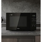 Whirlpool MWP301IFBA 30L Flatbed Microwave Oven in Black - lifestyle
