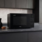 Whirlpool MWP301IFBA 30L Flatbed Microwave Oven in Black - lifestyle