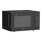 Whirlpool MWP421IB black microwave with door open