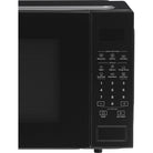 Whirlpool MWP421IB black microwave detail view