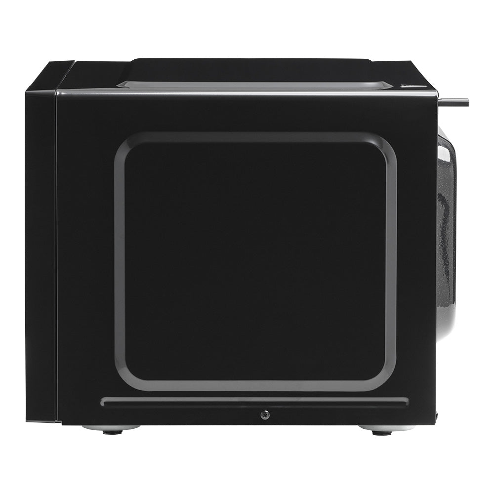 Whirlpool MWP421IB black microwave detail view