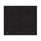 Midea MC-IF7216G4-A1 60cm black glass induction cooktop - top view