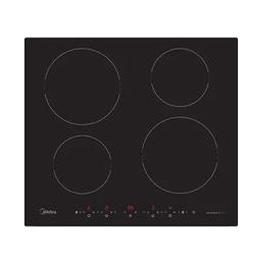 Midea MC-IF7216G4-A1 60cm black glass induction cooktop - top view