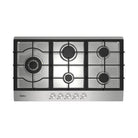 Midea MCG90SS 90cm stainless steel gas cooktop - top view