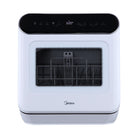 Midea MDWMINIPLUS 3 place setting white benchtop mini dishwasher