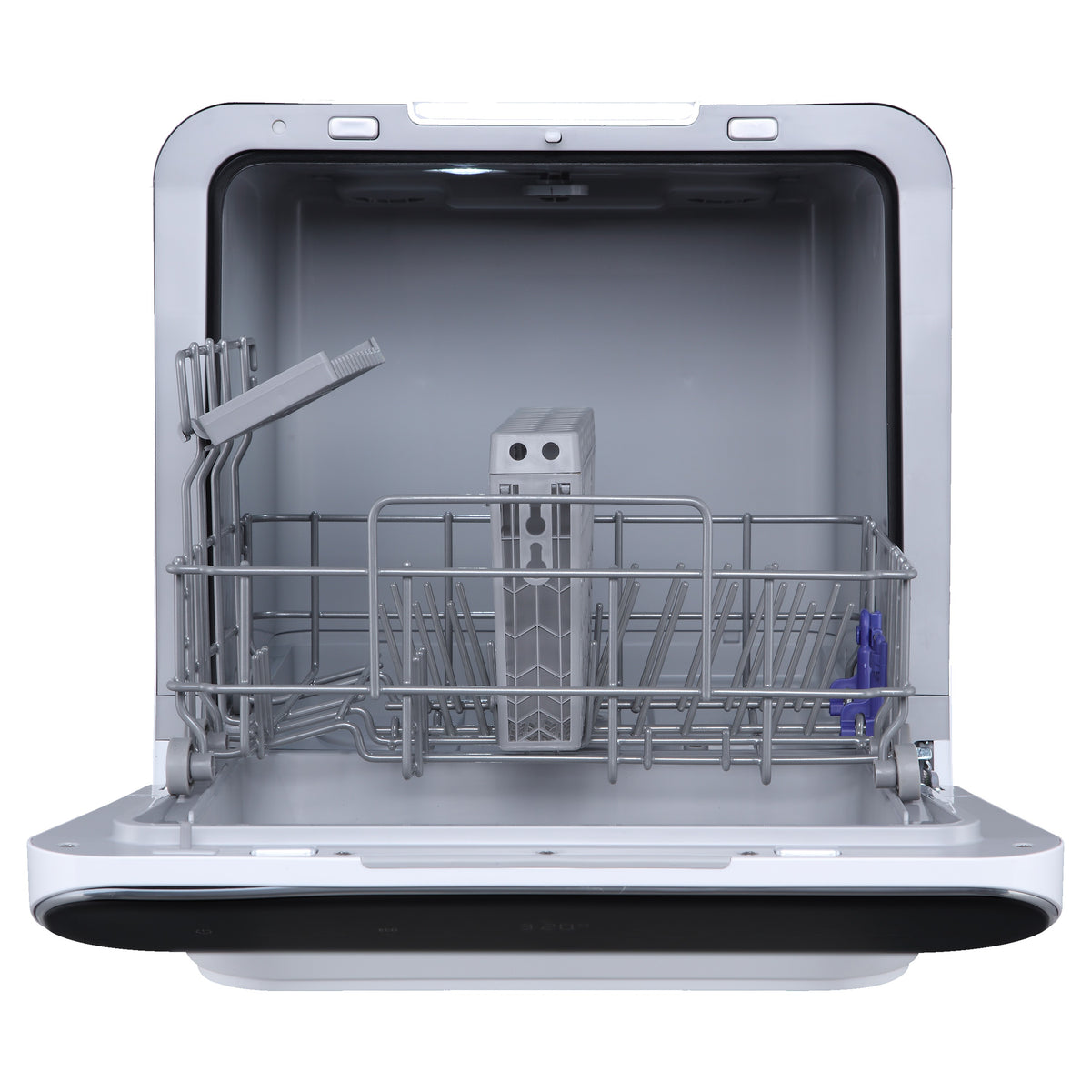Midea MDWMINIPLUS 3 place setting white benchtop mini dishwasher