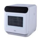 Midea MDWMINIPLUS 3 place setting white benchtop mini dishwasher