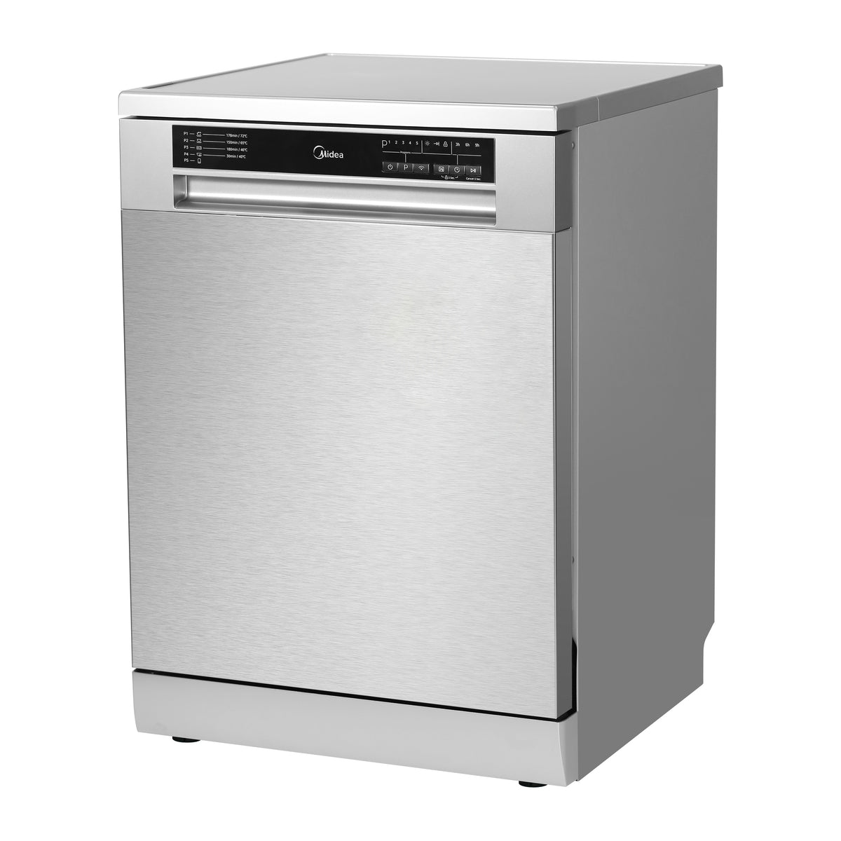 Midea MDWPF1433F 60cm 14 place freestanding dishwasher - Stainless Steel - image 3