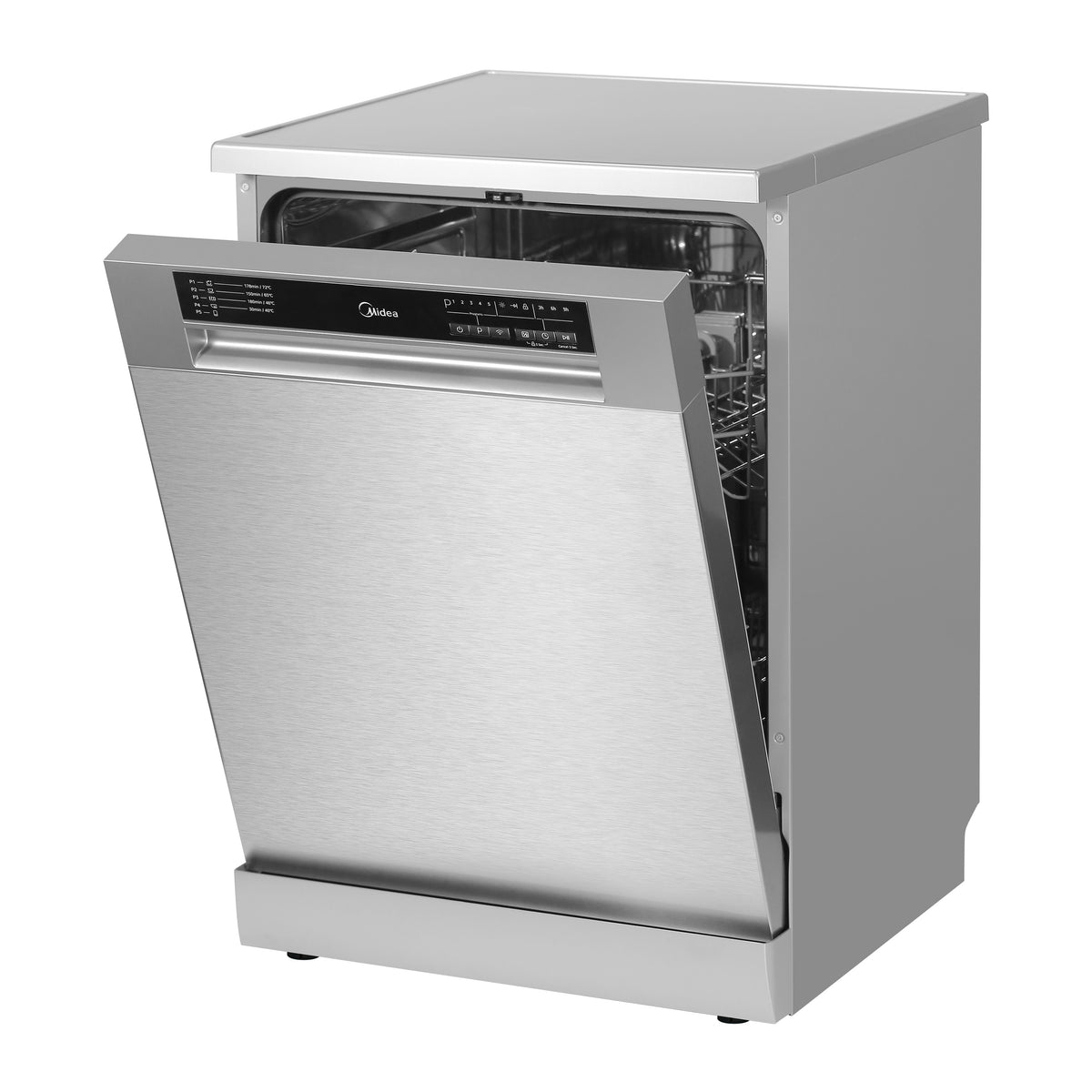 Midea MDWPF1433F 60cm 14 place freestanding dishwasher - Stainless Steel - image 4