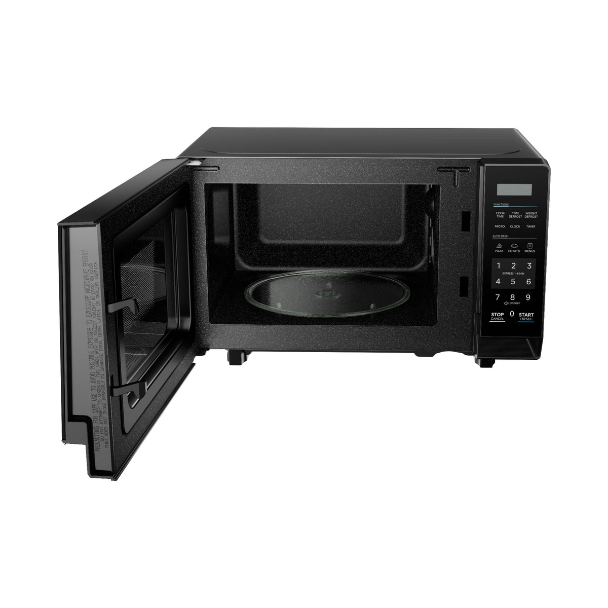 Midea MMW8T20B 20L microwave in black - view 6
