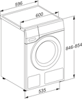 Miele WEA 125 WCS 8kg Active Front Load Washing Machine