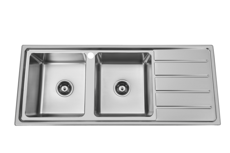 Unique NH-387A  Punto 1200mm Double Bowl Sink