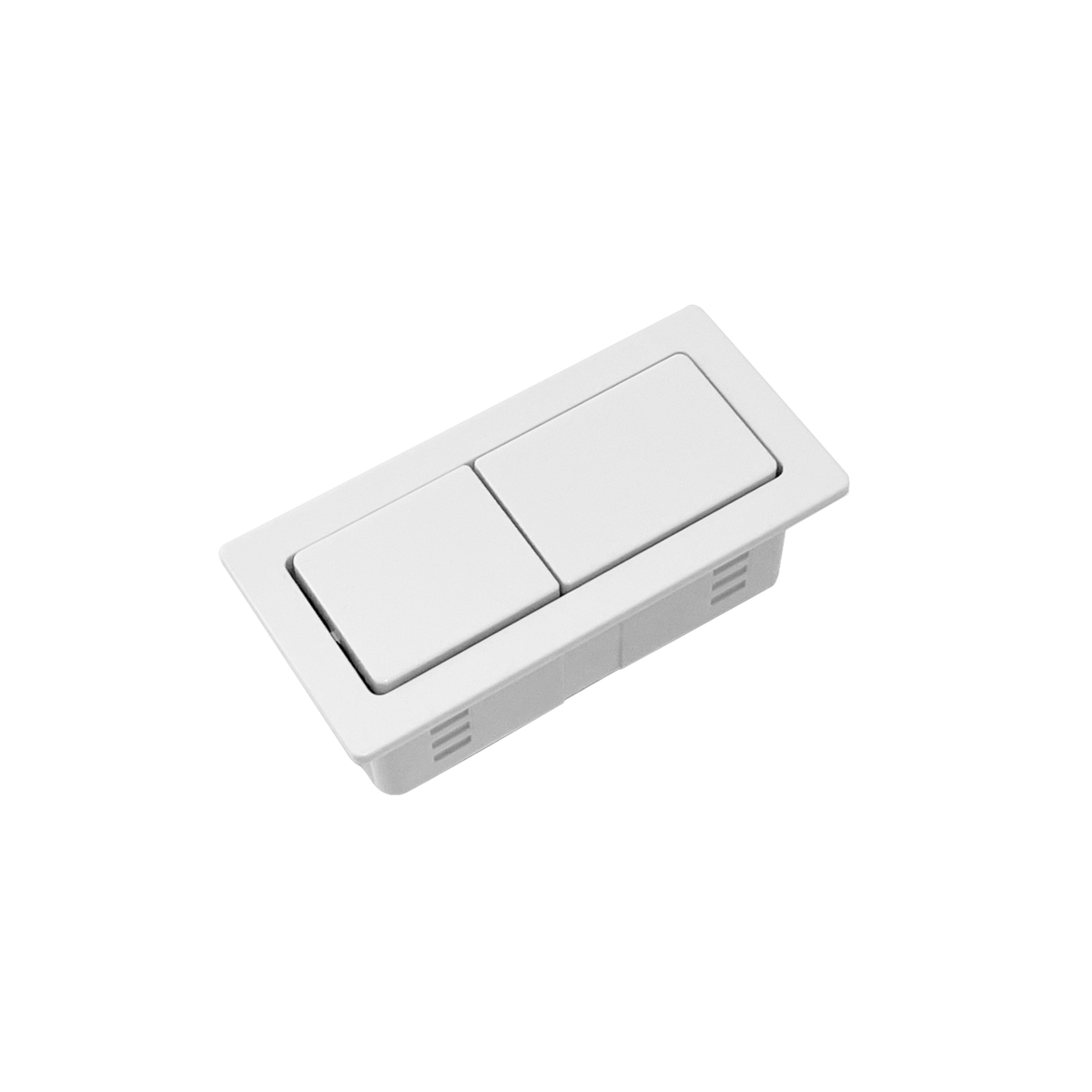 Oliveri ACC-CB-GW Gloss White Back-to-Wall Cistern Buttons