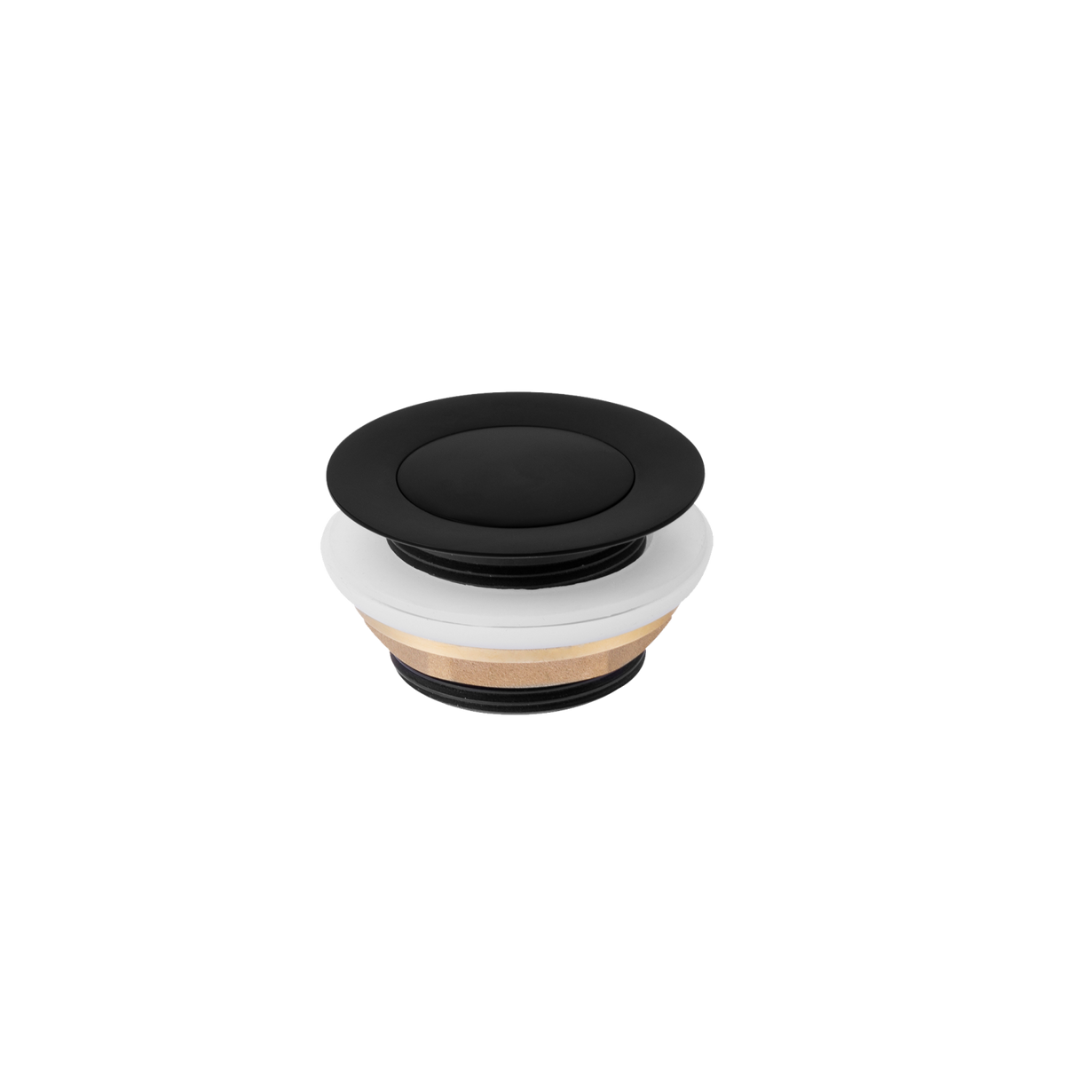 Oliveri ACC-PUW-B-BK Matte Black Pop-Up Bath Waste