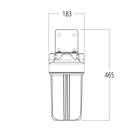 Oliveri K-T-WH10S dimensional diagram