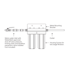 Oliveri K-T-WH10T filtration system alternate view