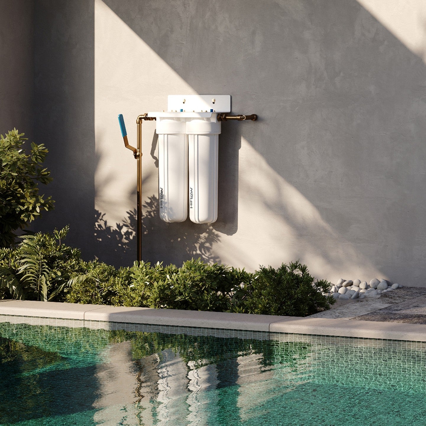 Oliveri K-T-WH20T HiFlow Twin 20-inch Whole of House Water Filtration System image 4