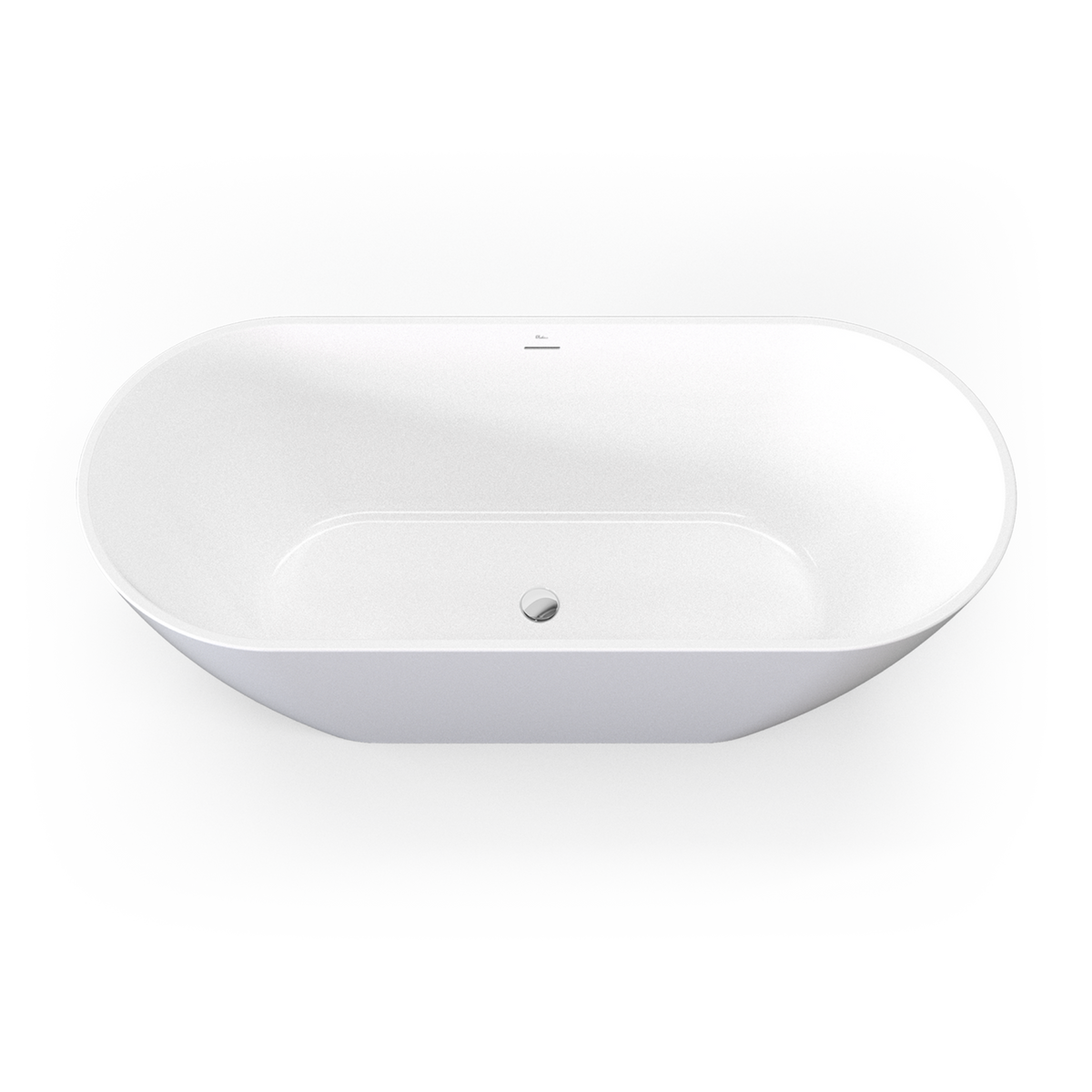 Oliveri Naples NA1700-OF freestanding bath side view