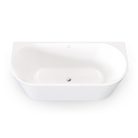 Oliveri Naples NA1700BTW-OF back-to-wall bath side view