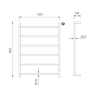 Oliveri VE6590MB dimensional diagram