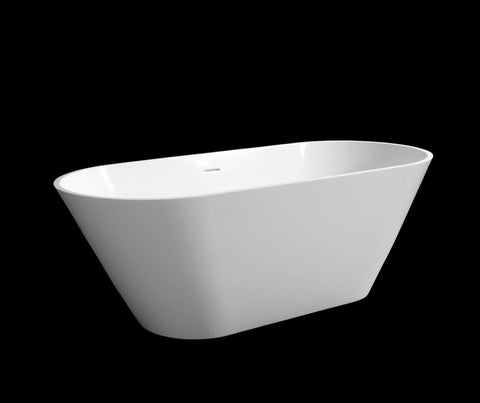 Kaskade VX02-1730 Olivia Freestanding Stone Bath with Overflow