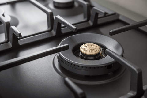 Bertazzoni P905LPRONE Professional Series 90cm Matte Black Gas Hob with Lateral Dual Wok