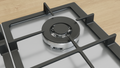Bosch PCH6A5I90A Series 6 Stainless Steel 60cm Wide Gas Cooktop
