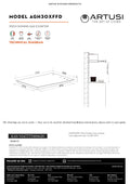 Artusi AGH30XFFD Domino Gas Cooktops