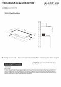 Artusi AGH90XFFD 90cm Gas Cooktop