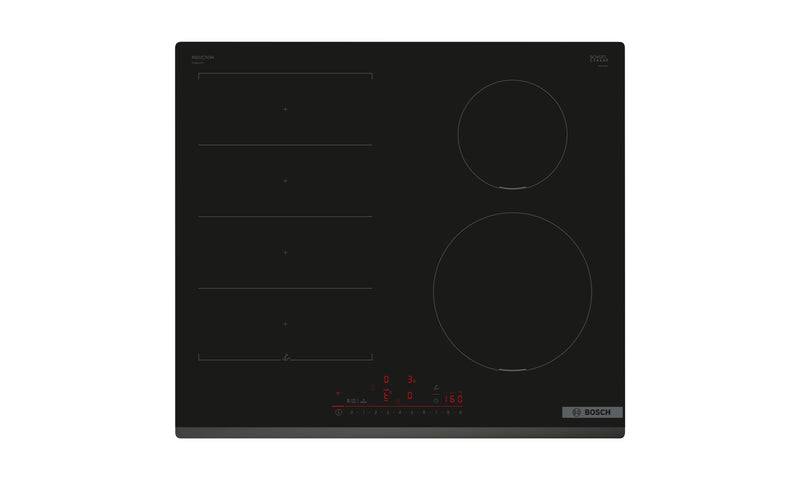 Bosch PIX631HC1H Series 6 Black Glass 60cm Wide Flex Induction Cooktop