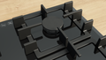 Bosch PNK6B6K40A Series 6 Black Glass 60cm Wide Gas Cooktop
