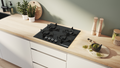 Bosch PPH6A6I10A Series 6 Black Glass 60cm Wide Gas Cooktop