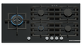 Bosch PPM9A6I40A Series 6 Black Glass 90cm Wide Gas Cooktop