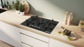 Bosch PPQ7A6I10A Series 6 Black Glass 75cm Wide Gas Cooktop