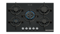 Bosch PPQ7A6I10A Series 6 Black Glass 75cm Wide Gas Cooktop