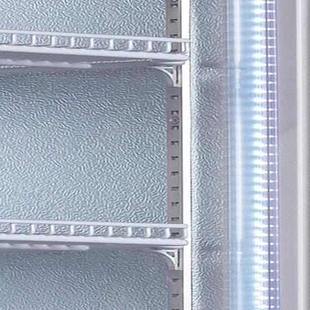 Huksy C10PRO-H-WH-AU-HU Glass Door Display Fridge in White - Commercial Model