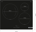 Bosch PUJ611BB5H Series 4 Black Glass 60cm Wide Induction Cooktop