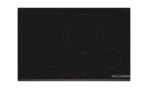 Bosch PVS831HC1H Series 6 Black Glass 80cm Wide Induction Cooktop