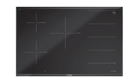Bosch PXV890DV5E Series 8 Black Glass 80cm Wide Flex Induction Cooktop