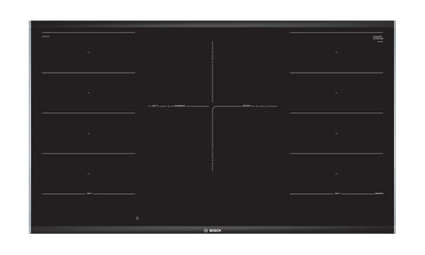 Bosch PXV975DV1E Series 8 Black Glass 90cm Wide Flex Induction Cooktop
