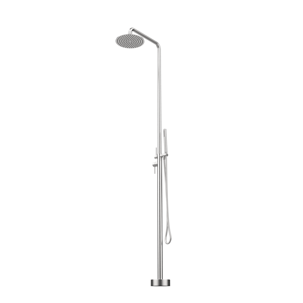 Gareth Ashton RHS08 316 Freestanding Round Shower Head and Handshower