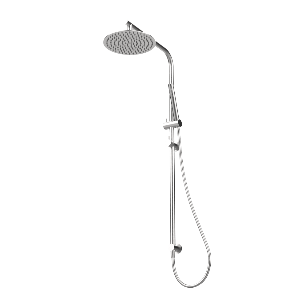 Gareth Ashton RHS09-316 316 Marine Grade Twin Round Showerhead 250mm and Handshower