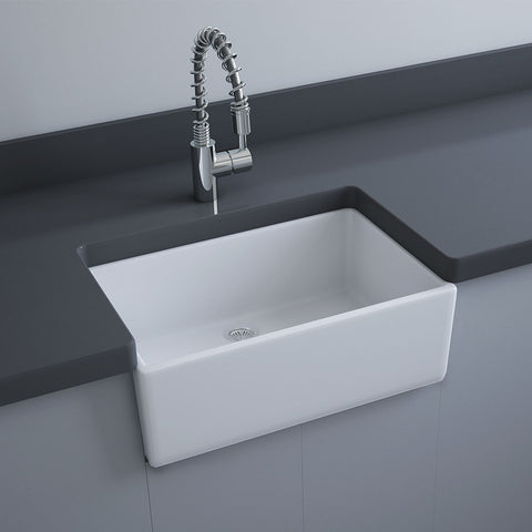 Fienza RKS188 RAK New York 60cm Wide Small Single Bowl Butler Sink